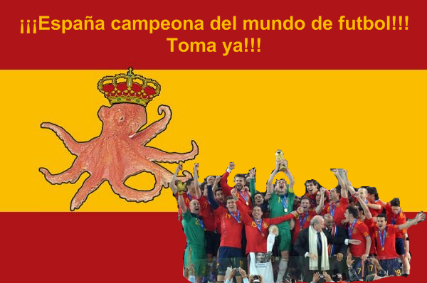 España campeona del mundo de futbol