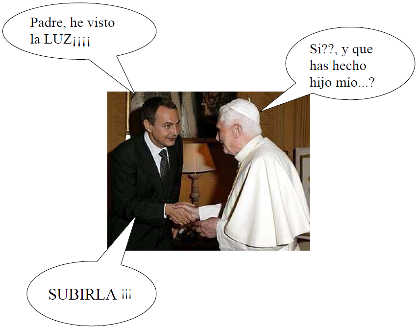 ZP y el Papa